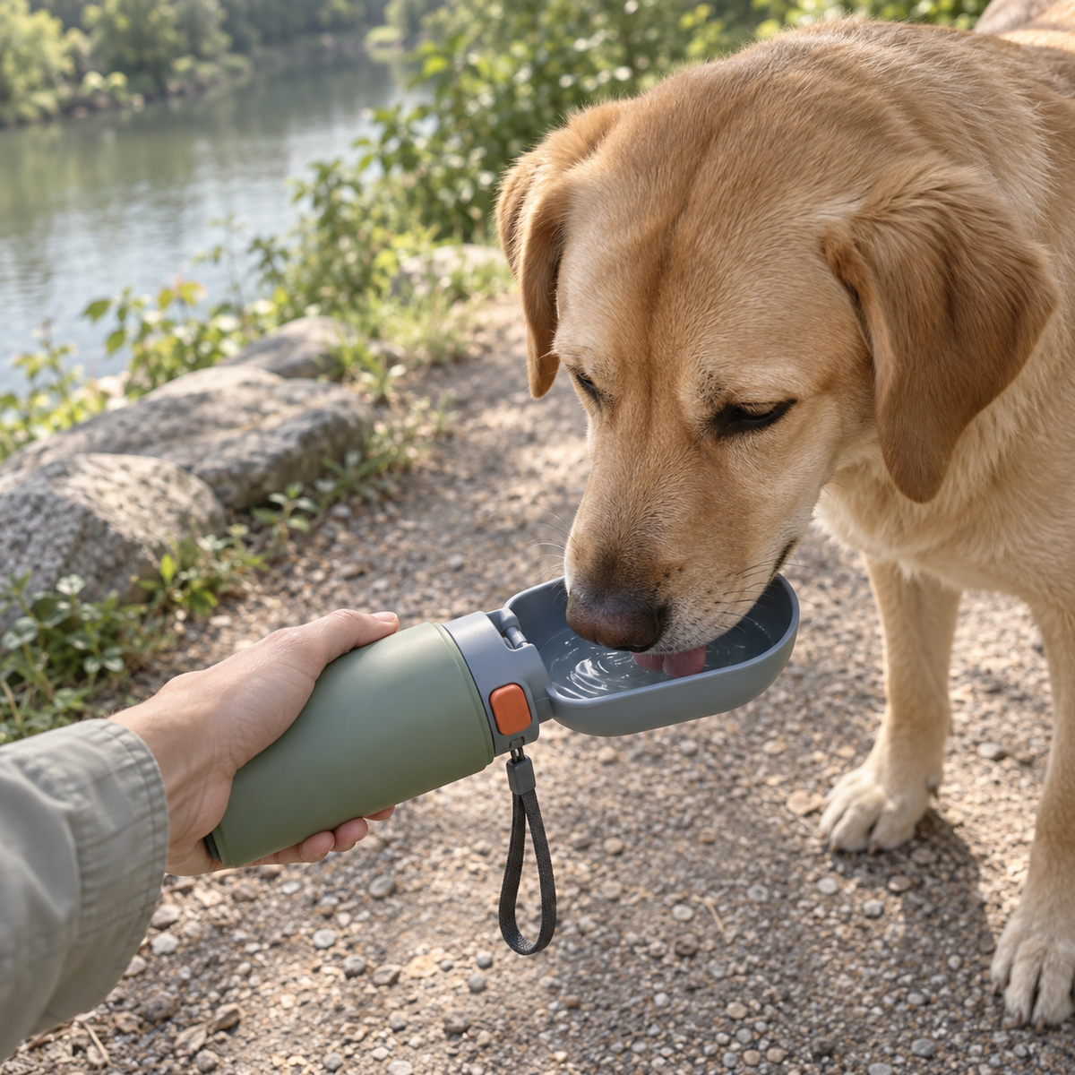 Trekpour Travel Bottle lifestyle view