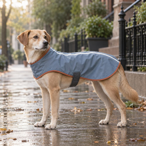 Afterglow Reflective Rain Shell lifestyle view