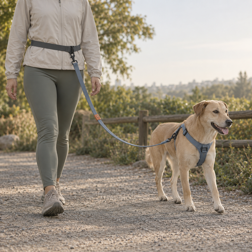 Driftline Hands-Free Leash lifestyle view