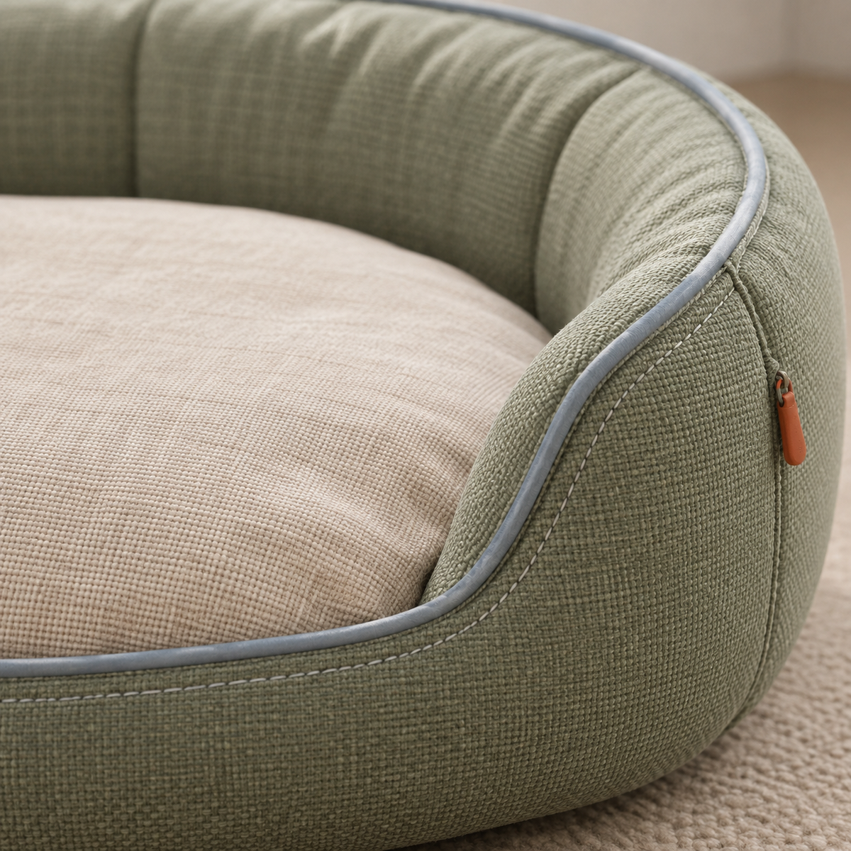 Hearthcurve Bolster Bed detail view
